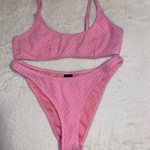 Pink triangl bikini